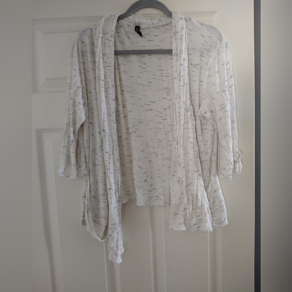 Jason maxwell sz 3X white cardigan